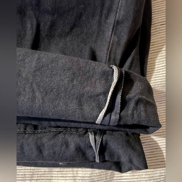 Billy Reid Garment Dyed Slim Jeans - Navy - Made in the USA - Size 33 - Picture 15 of 16